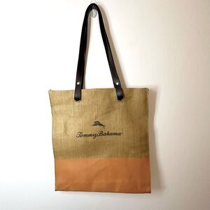 Tommy Bahama canvas style logo tote.  Appears to be new without tags.
